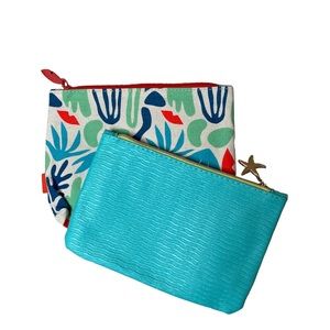 Ipsy Cosmetic Makeup Bag Case Set of 2
